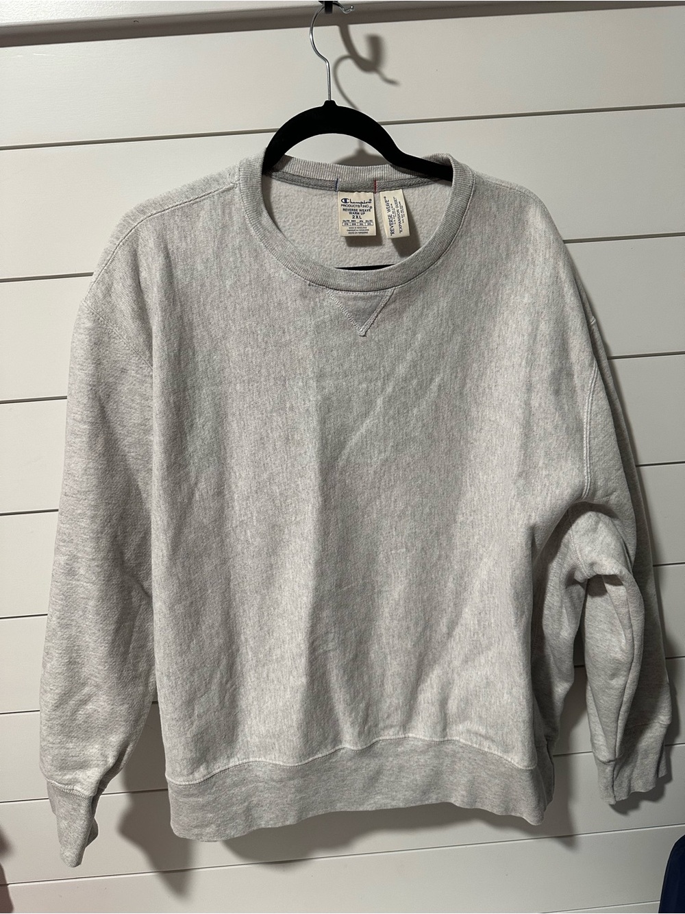 Champion Light Gray Men’s Crewneck Sweatshirt